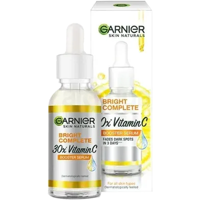Garnier Bright Complete 30X Vitamin C Boo/Ster Serum 15 ml - Rokomari product